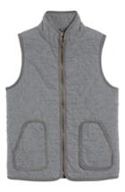 Women's Caslon Quilted Vest, Size - Grey