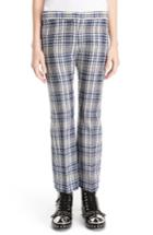 Women's Alexander Mcqueen Celtic Check Crop Flare Pants