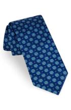 Men's Ted Baker London Sextagon Geometric Silk Tie, Size - Blue