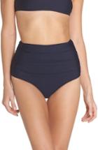 Women's J.crew Ruched High Waist Bikini Bottoms