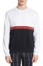 Men's Tomorrowland Colorblock Crewneck Sweater - White