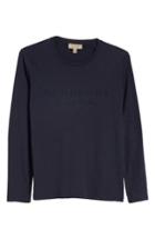 Men's Burberry Martford Regular Fit Logo T-shirt - Blue