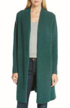 Women's Eileen Fisher Cashmere Silk Blend Open Cardigan - Green