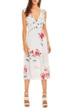 Women's Astr Milani Floral Dress - Blue