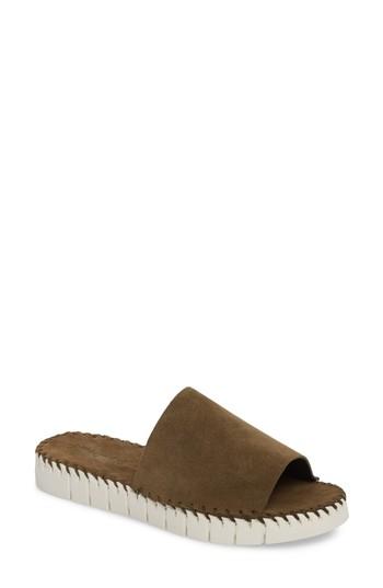 Women's Jeffrey Campbell Pave Platform Slide Sandal M - Green