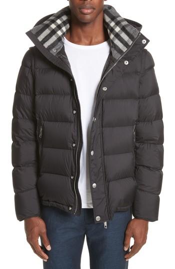 Men's Burberry Hartley Convertible Down Jacket