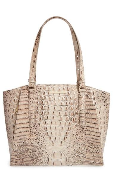 Brahmin 'paris' Croc Embossed Leather Tote -