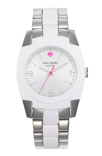 Kate Spade New York 'skyline' Bracelet Watch (nordstrom Exclusive) White/ Silver
