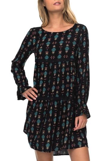 Women's Roxy Sweetness Seas Tiered Dress - Black