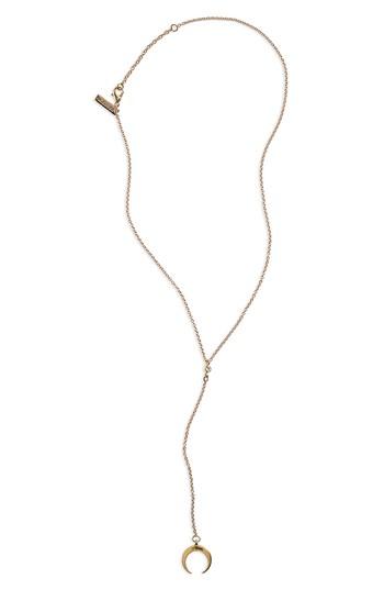 Women's Topshop Horn Drop Necklace