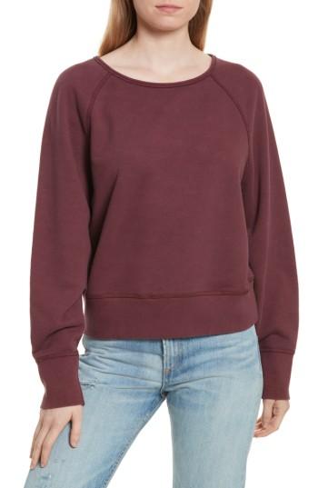 Women's Rag & Bone/jean Classic Crop Pullover - Red