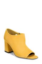 Women's Via Spiga Eladine Cutout Peep Toe Pump .5 M - Yellow