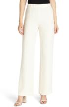 Women's Lafayette 148 New York Studio Stretch Silk Pants (similar To 14w) - White