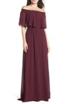 Women's Show Me Your Mumu Hacienda Convertible Gown, Size - Burgundy