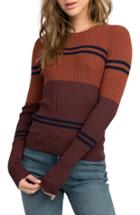 Women's Rvca Even Stripe Sweater