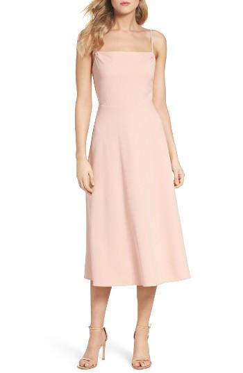 Women's Charles Henry Midi Dress - Pink