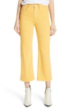 Women's 3x1 Nyc W4 Shelter Wide Leg Crop Jeans - Yellow
