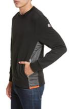 Men's Moncler Maglia Crewneck Sweatshirt, Size - Black