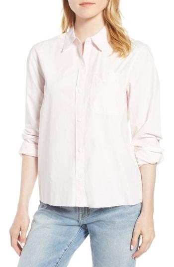 Women's Current/elliott The Ivie Shirt - Pink