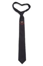 Men's Gucci Tiger Wings Silk Tie, Size - Blue