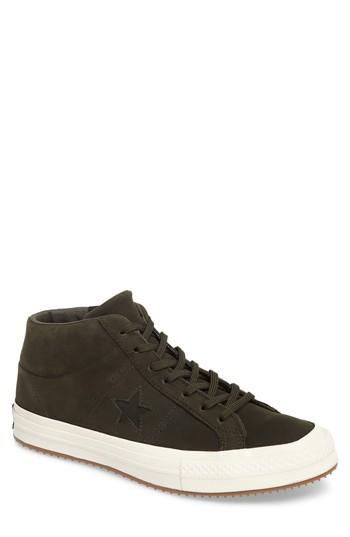 Men's Converse One Star Mid Sneaker .5 M - Green