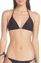 Women's Heidi Klein Triangle Bikini Top - Black