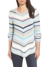 Women's Caslon Stitch Stripe Sweater - Blue