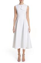 Women's Calvin Klein 205w39nyc Flap Detail A-line Dress Us / 38 It - White