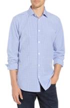 Men's Mizzen+main Allen Slim Fit Gingham Performance Sport Shirt