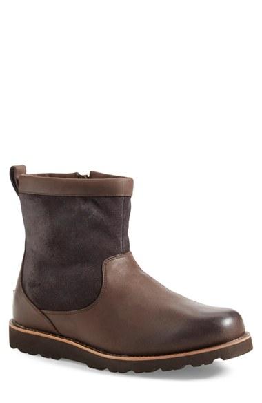 Men's Ugg Hendren Tl Waterproof Zip Boot M - Brown