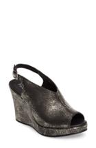 Women's Five Worlds By Cordani Amiga Wedge Sandal M - Metallic