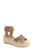 Women's Sole Society 'audrina' Platform Espadrille Sandal M - Grey