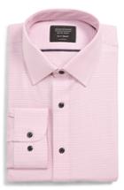 Men's Nordstrom Men's Shop Tech-smart Traditional Fit Stretch Solid Dress Shirt .532/33 - Pink