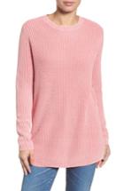 Women's Caslon Tie Back Tunic Sweater - Pink