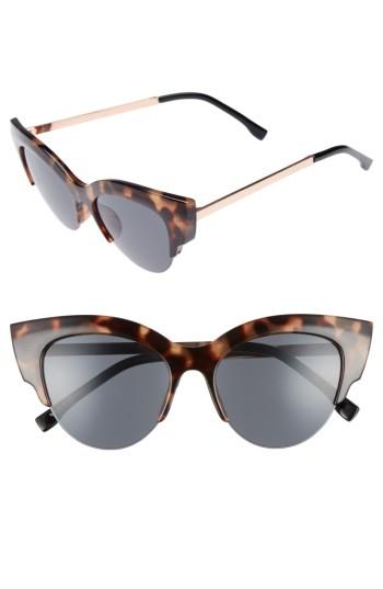 Women's Bp. 52mm Cat Eye Sunglasses - Marble/ Black