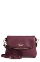 Kate Spade New York Jackson Street Harlyn Leather Crossbody Bag - Purple