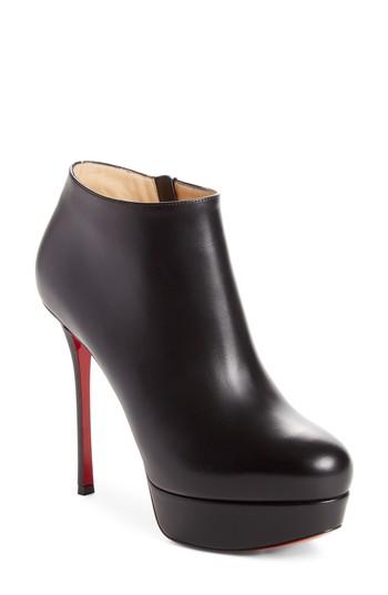 Women's Christian Louboutin Dirdi Platform Bootie Us / 35eu - Black