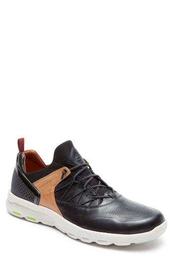 Men's Rockport Let's Walk Sneaker W - Black