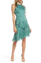 Women's Keepsake The Label Genesis Asymmetrical Ruffle Party Dress - Green