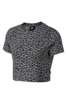 Women's Nike Sportswear Just Do It Women's Short Sleeve Crop Top - Black