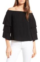 Women's Ella Moss Stella Off The Shoulder Top - Black