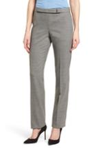 Women's Boss Tafena Check Wool Suit Pants R - Grey