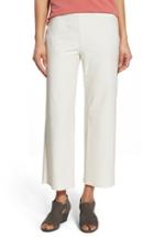 Women's Eileen Fisher Washable Stretch Crepe Crop Pants, Size - Beige
