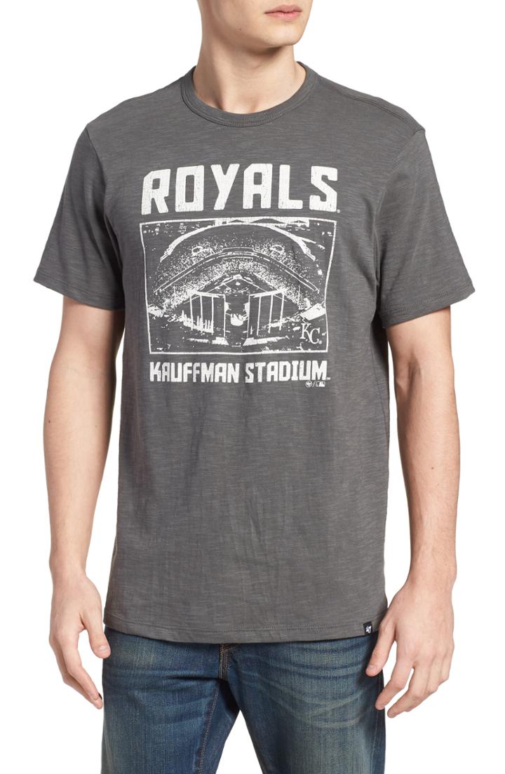 Men's '47 Mlb Overdrive Scrum Kansas City Royals T-shirt