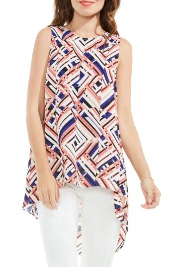 Women's Vince Camuto Geo Print High/low Blouse