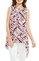 Women's Vince Camuto Geo Print High/low Blouse