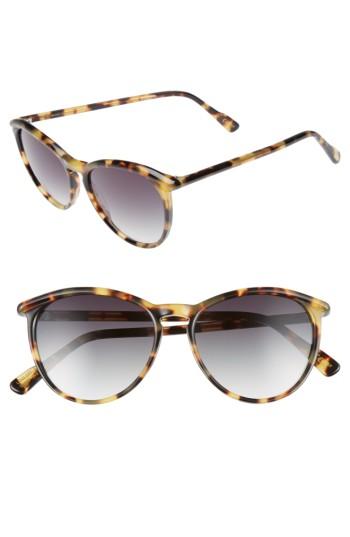 Women's D'blanc Stay Tuned 53mm Gradient Sunglasses - Leopard Tortoise/ Gradient