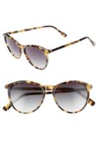 Women's D'blanc Stay Tuned 53mm Gradient Sunglasses - Leopard Tortoise/ Gradient