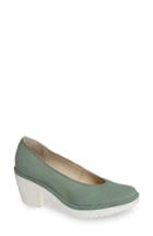 Women's Fly London Walo Pump .5-6us / 36eu - Green