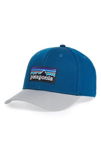 Men's Patagonia P-6 Roger That Baseball Cap - Blue